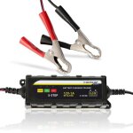 Chargeur intelligent dunlop 1a 12v - chargeur batterie voiture & moto gel & standard charge auto 5 tapes ...