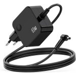 Chargeur ordinateur portable - woodours - 65w gan - pour asus vivobook - charge rapide - noir