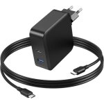 Chargeur ordinateur usb c 100w 90w 65w 45w alimentation pc portable pour macbook pro air lenovo hp dell ...