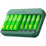 Chargeur pour piles rechargeables aa et aaa avec 4 piles aa et 4 piles aaa minh rechargeables gp charge ...