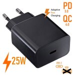 Chargeur rapide 25w pour doro aurora a10 a30 leva l30 l10 l20 usb - c pd qc 4. 0 afc�