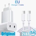 Chargeur rapide linkize 40w usb - c ? double port + c�ble usb - c vers usb - c ? compatible samsung xiaomi ...
