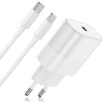 Chargeur rapide iphone?apple certifi�? 20w usb c adaptateur secteur et 2m lightning apple cable pour ...