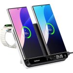 Chargeur pour samsung galaxy s25 chargeur À induction double pour galaxy s25 / s24 / s23 / s22 / s21 ... Chargeur pour samsung galaxy s25 chargeur À induction double pour galaxy s25 / s24 / s23 / s22 / s21 ...