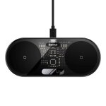 Chargeur sans fil baseus dual usb - c 20w noir