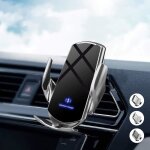 Chargeur sans fil voiture support de voiture de chargement sans fil qi  induction automatique infrarouge ...