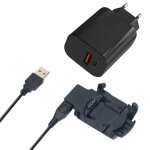 Chargeur secteur 12w + cable compatible avec garmin fenix 3 fenix 3 sapphire fenix 3 hr quatix 3 tactix ...
