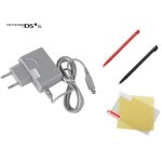 Chargeur secteur pour nintendo dsi xl + 2 stylet dsi xl + protection cran dsixl - strae game 