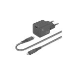 Chargeur pour t�l�phone mobile wefix pro chargeur secteur gan 30w + cable lightning 1. 2 metres