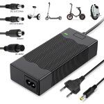 Chargeur trotinette electrique 42v 2a chargeur hoverboard chargeurs pour batterie au lithium 36v avec ...