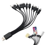 Chargeur universel 10 en 1 pour tlphone - cble de charge universel avec plusieurs ttes - cble de ...