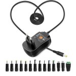 Chargeur universel 30w multi - embout 3v?12v ? adaptateur secteur ac / dc avec port usb 5v ? pour appareils ...