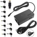 Chargeur universel pour pc portables - 12 embouts - tension r�glable 12 - 24v