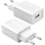 Chargeur usb 2 packs adaptateur universel 5v 2a prise usb secteur embout charger usb a 5w pour i phone ...