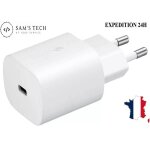 Chargeur usb - c 25w rapide pour iphone samsung android qc & pd Chargeur usb - c 25w rapide pour iphone samsung android qc & pd