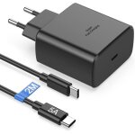 Chargeur usb c rapide 45w pour samsung galaxy s24 / s23 / s22 / s22 / s21 / s21 ultra / s20 / s20 / note ...