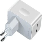 Chargeur usb - c universel 35w � double port pour smartphones tablettes et plus