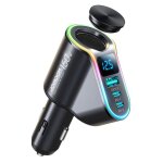Chargeur de voiture usb 2x type - c allume - cigare lumières led 150 w - joyroom (jr - cl21) - noir Chargeur de voiture usb 2x type - c allume - cigare lumières led 150 w - joyroom (jr - cl21) - noir