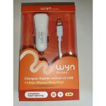 Chargeur voiture - wyn - accessoire automobile - câble lightning - compatible iphone / ipad - recharge ... Chargeur voiture - wyn - accessoire automobile - câble lightning - compatible iphone / ipad - recharge ...
