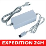 Chargeur pour wii - nintendo - adaptateur dalimentation - 110 - 240v - filaire - gris