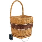 Chariot  buches en osier bicolore pro1330