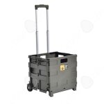 Chariot de courses 25l 4 roues chariot de courses pliable panier pliable monobloc panier dachat chariot ...