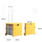 Chariot de courses 45l 4 roues chariot de courses pliable panier pliable monobloc panier dachat chariot ...