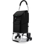 Chariot de courses - marque inconnue - 6 roues - aluminium - pliable - compartiment impermable