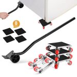 Chariot de déménagement à 6 roues très résistantrotatives à 360 °charge maximale de 600 kgpour canapé ... Chariot de déménagement à 6 roues très résistantrotatives à 360 °charge maximale de 600 kgpour canapé ...