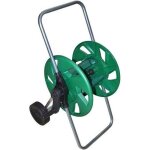 Chariot dvidoir aqua flow - capacit 60m  15mm - structure alu et plastique - vert et noir
