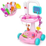 Chariot de docteur pour enfants - mallette médicale et jouet dinfirmière - jeu de simulation et kit de ... Chariot de docteur pour enfants - mallette médicale et jouet dinfirmière - jeu de simulation et kit de ...