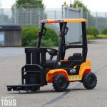 Chariot lvateur jcb - pour enfants - 12v batterie - 2  6 ans - jaune