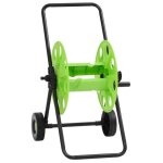 Chariot enrouleur vert pour tuyau de 60 m 1 2 acier