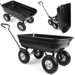 Chariot de jardin basculant - humberg - 4871 - 75l - 300kg - acier
