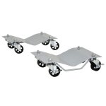 Chariots de manutention de voiture - durhand - lot de 2 - charge 680 kg � roulettes surface antid�rapante ...