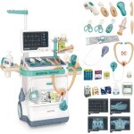 Chariot m�dical redcrab jouet docteur enfant avec 26 accessoires �ducatifs