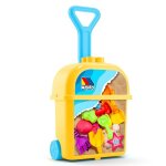 Chariot de plage - molto - molto - 10 accessoires - jaune - pour enfants � partir de 3 ans