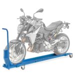 Chariot roulant moto - constands smart mover - capacit� 450 kg - couleur bleue - rouleaux polyamide