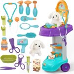 Chariot vtrinaire - jeu dimitation - ensemble de jeu mdical ducatif jouets pour garons et filles ...