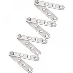 Charni�res pivot porte - acier inox - 360� - 60mm x 11mm - anti - corrosion