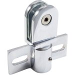 Charnière pivotante pour porte de douche en verre acier inoxydable 1pièce Charnière pivotante pour porte de douche en verre acier inoxydable 1pièce
