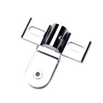 Charni�re pivotante pour porte de douche en verre mat�riau en alliage 1 pi�ce.