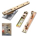 Charni�res pivotantes de porte quincaillerie de charni�re cach�e pour portes en bois robustes biblioth�que ...
