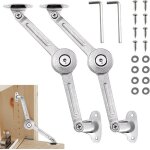 Charni�re porte placard cuisine?armoire meuble ascenseur r�glable de charni�re de support de couvercle ...