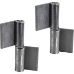 Charni�re de porte � souder - m�talliques hauteur = 80 mm din � droite charni�re robuste pour portail ...