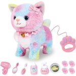 Chat Électronique interactif avec télécommande - animal en peluche réaliste qui marche / remue la queue ... Chat Électronique interactif avec télécommande - animal en peluche réaliste qui marche / remue la queue ...