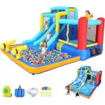 Chteau gonflable aquatique 15x10ft - aire de jeux avec toboggan grande piscine & zone de saut pour enfants ...