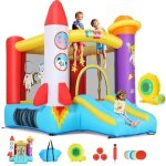 Château gonflable pour enfants château sautant gonflable pour intérieur / extérieur avec zone de saut ... Château gonflable pour enfants château sautant gonflable pour intérieur / extérieur avec zone de saut ...