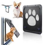 Chatière 24x29cm porte moustiquaire anti - morsures pour petits chiens et chats facile à installer porte ... Chatière 24x29cm porte moustiquaire anti - morsures pour petits chiens et chats facile à installer porte ...