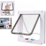 Chatiere pour chat chien 23. 5 * 25 * 5. 5cm, porte pour chat chatière à 4 positions avec tunnel cache ... Chatiere pour chat chien 23. 5 * 25 * 5. 5cm, porte pour chat chatière à 4 positions avec tunnel cache ...